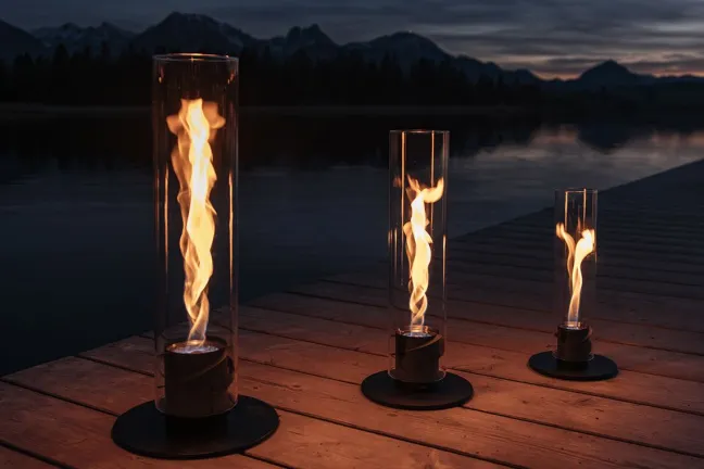 Höfats SPIN 1500 Tischfeuer schwarz