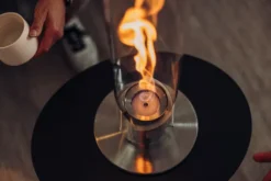 Höfats SPIN 1200 Tischfeuer silber