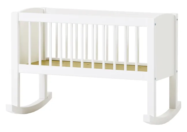Hoppekids Babywiege/Sitzbank 40x80cm weiß
