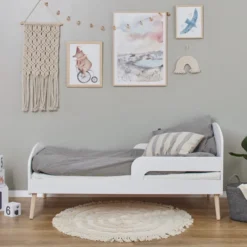 Hoppekids Blend Juniorbett 70x160 cm Eiche/weiß
