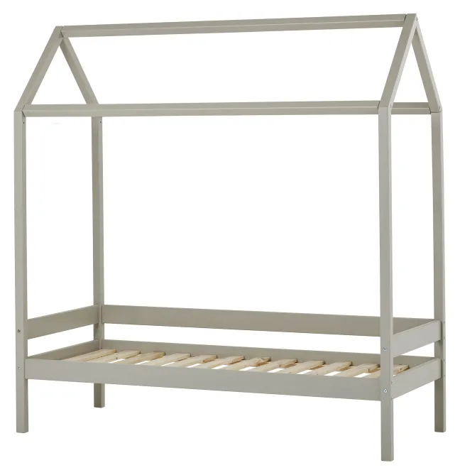 Hoppekids ECO Comfort Haus Bett 70x160cm dove grey
