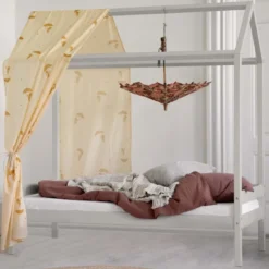 Hoppekids ECO Comfort Haus Bett 70x160cm dove grey