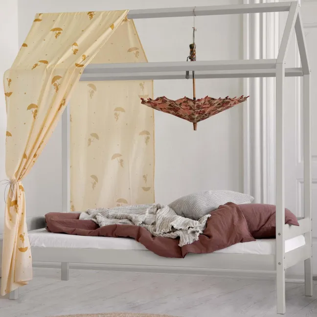 Hoppekids ECO Comfort Haus Bett 70x160cm dove grey