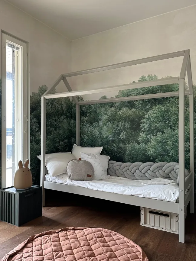 Hoppekids ECO Comfort Haus Bett 70x160cm dove grey
