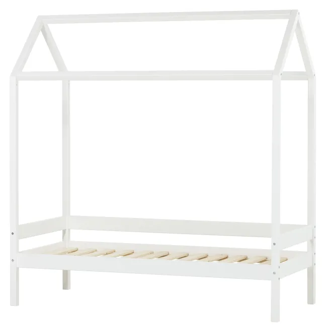 Hoppekids ECO Comfort Haus Bett 70x160cm weiß