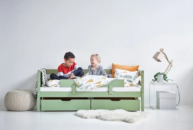 Hoppekids ECO Comfort Juniorbett 70x160cm pale green