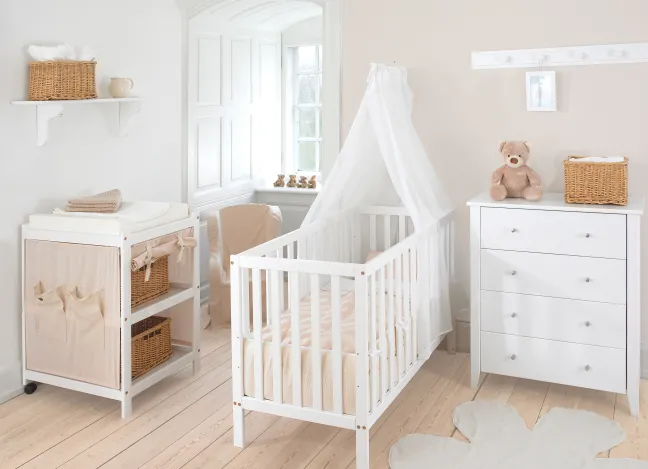 Hoppekids ECO Comfort Wickeltisch/Wickelregal weiß