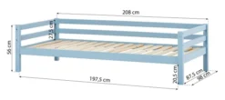 Hoppekids ECO Dream Bett 90x200cm dream blue