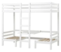 Hoppekids ECO Dream Jumbo Etagenbett 90x200cm weiß
