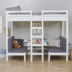 Hoppekids ECO Dream Jumbo Etagenbett 90x200cm weiß