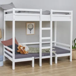 Hoppekids ECO Dream Jumbo Etagenbett 90x200cm weiß