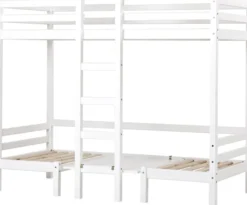 Hoppekids ECO Dream Jumbo Etagenbett 90x200cm weiß