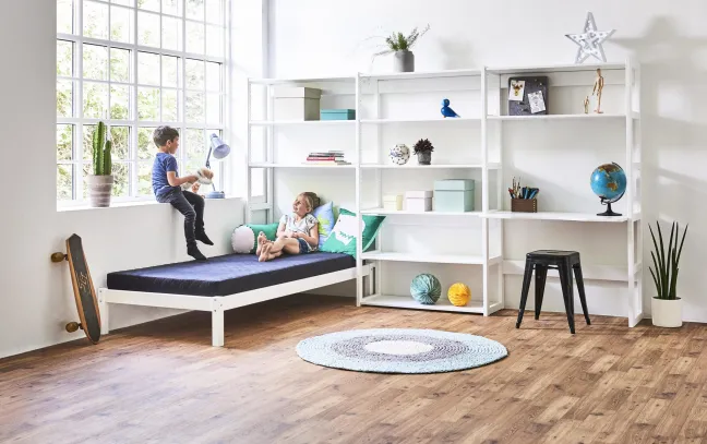 Hoppekids ECO Dream Junior Bettliege 70x160cm weiß