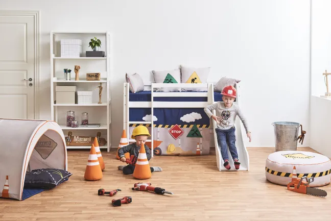 Hoppekids Storey Regal 100cm mit 6 Einlegeböden weiß
