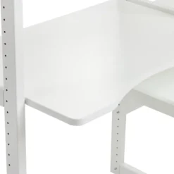 Hoppekids Storey Regalkombination 100cm mit 8 Einlegeböden und Tischplatte weiß