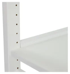 Hoppekids Storey Regalkombination 80cm mit Juniorbett 70x160cm und 14 Regalböden weiß