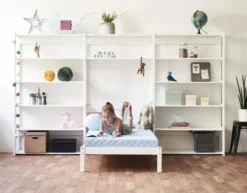 Hoppekids Storey seitliche Ergänzung 100cm mit 4 Einlegeböden weiß