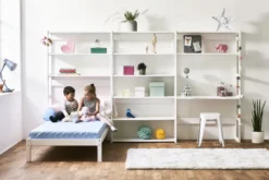 Hoppekids Storey seitliche Ergänzung 80cm mit 4 Einlegeböden weiß