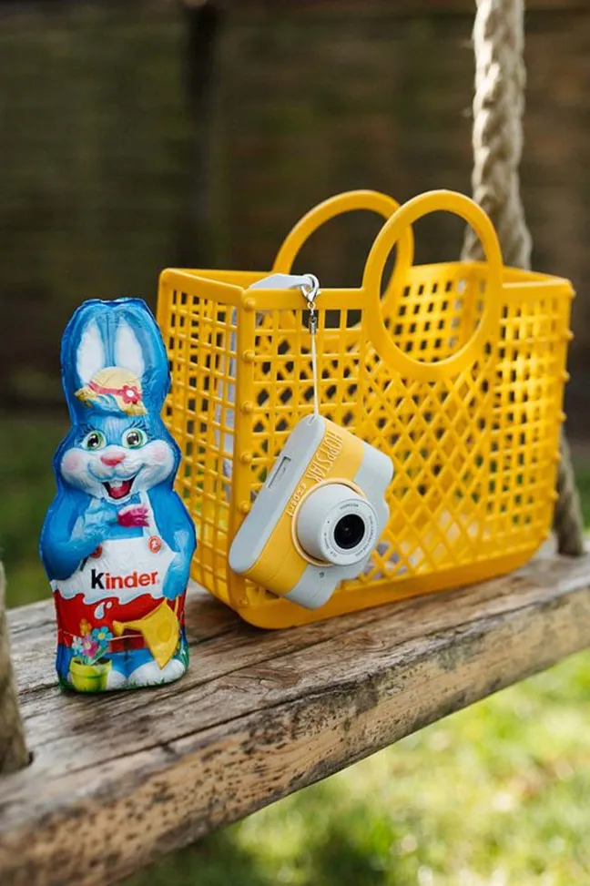 Hoppstar Expert Digitalkamera für Kinder mit Selfiekamera citron