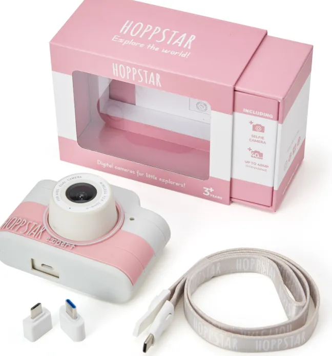 Hoppstar Expert Digitalkamera für Kinder mit Selfiekamera blush