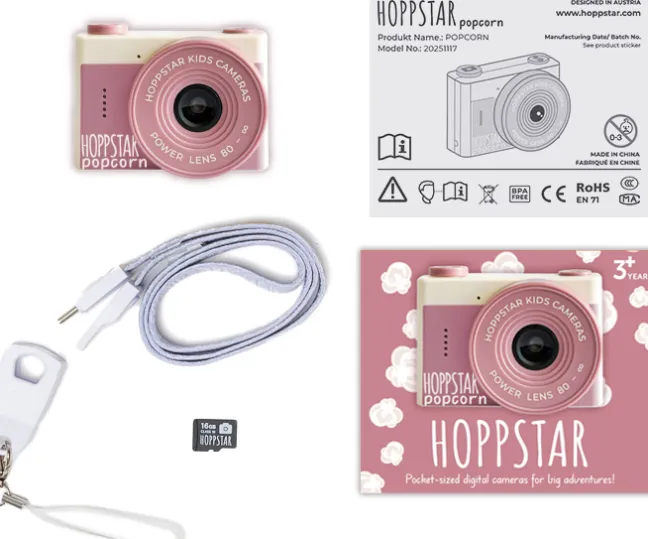 Hoppstar Popcorn Digitalkamera für Kinder dusk