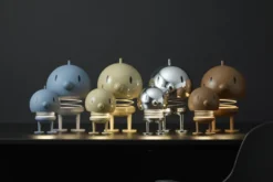 Hoptimist® LED Lampe mit Akku L braun