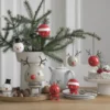 Hoptimist® Schneemann Ornament weiß