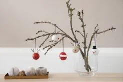Hoptimist® Schneemann Ornament weiß