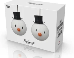 Hoptimist® Schneemann Ornament weiß