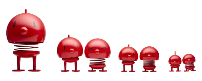 Hoptimist® Wackelfigur Bimble S rot 26056