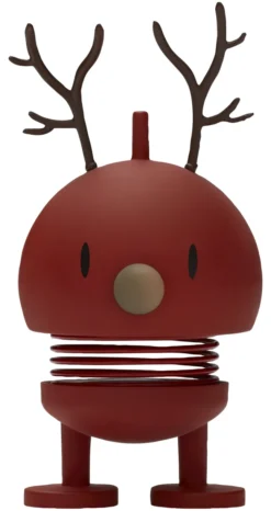 Hoptimist® Wackelfigur Rentier Bumble S rot
