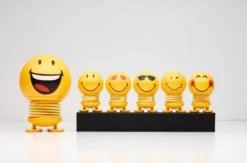 Hoptimist® Wackelfigur Smiley S gelb