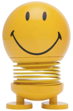 Hoptimist® Wackelfigur Smiley S gelb
