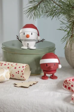 Hoptimist® Wackelfigur Soft Santa Bumble S rot