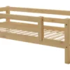 Infanskids Einzelbett mit halber Absturzsicherung natur 90 x 200cm