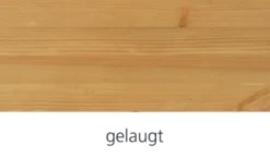 Infanskids Halbhohes Bett mit Schrägleiter gelaugt 90x200cm 302-20