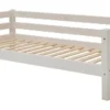 Infanskids mittelhohes Bett mit Schrägleiter weiß 200x90cm 308-30