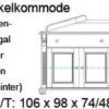 Infanskids Wickelkommode Romantik mit Verlängerung gelaugt 119-1 Sale