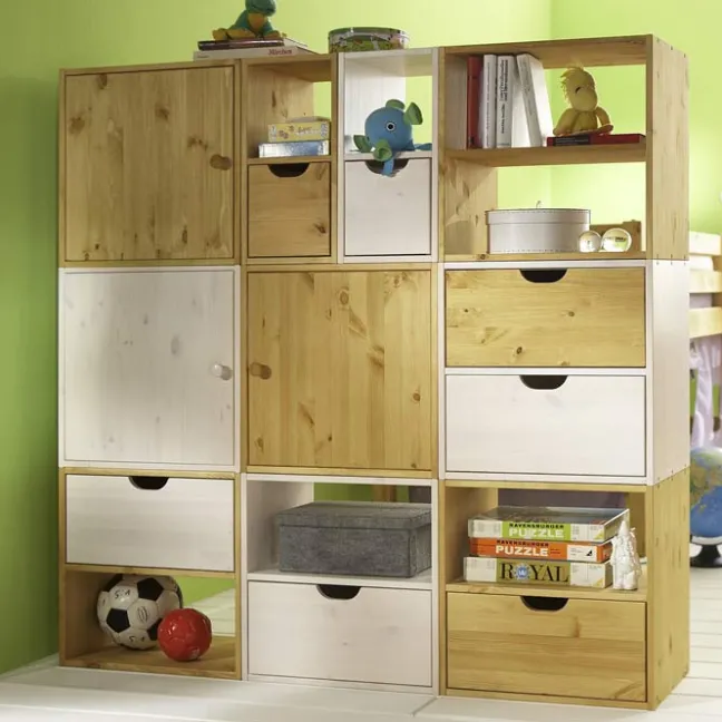 Infanskids Würfel groß inkl. Fachboden weiß 010-30
