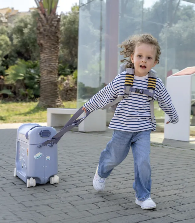 JetKids™ by Stokke® BedBox Kinderkoffer Arctic Blue 681302