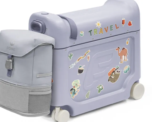 JetKids™ by Stokke® Reiseset Koffer + Rucksack Arctic Blue 681402