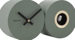 Karlsson Kuckucksuhr Duo Jungle green