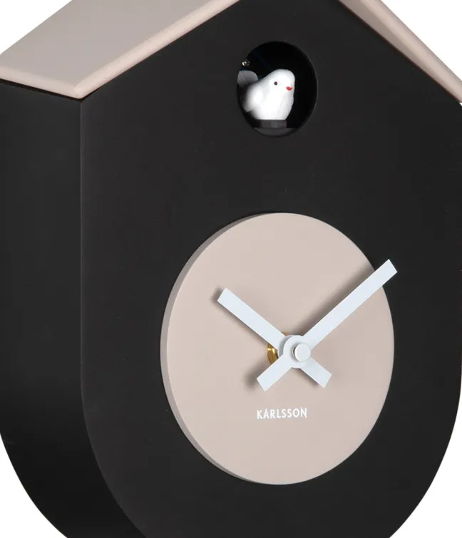 Karlsson Kuckucksuhr Grato Black & warm grey