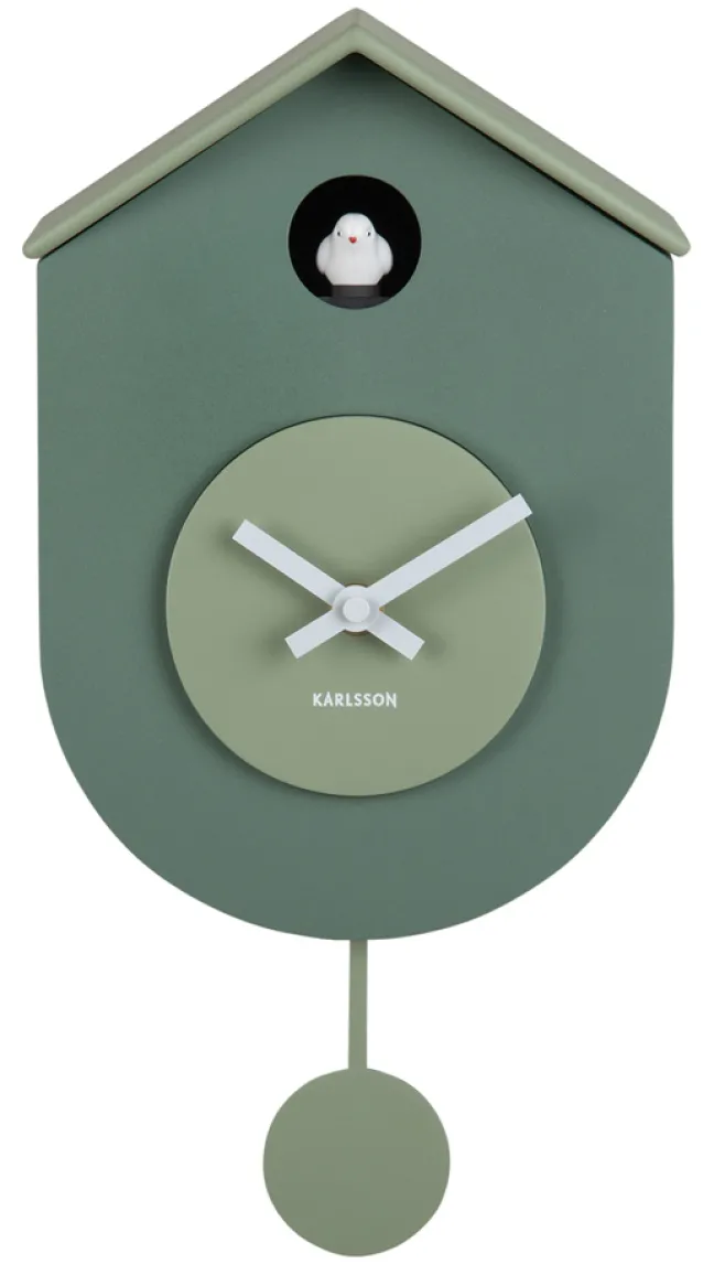 Karlsson Kuckucksuhr Grato Jungle green & grayed jade