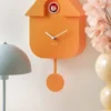 Karlsson Kuckucksuhr Modern Orange