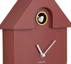 Karlsson Kuckucksuhr Modern Red ochre