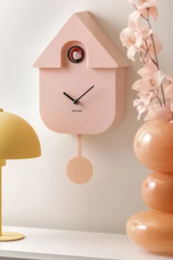 Karlsson Kuckucksuhr Modern Soft pink