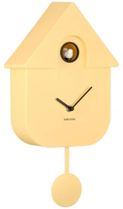 Karlsson Kuckucksuhr Modern Soft yellow