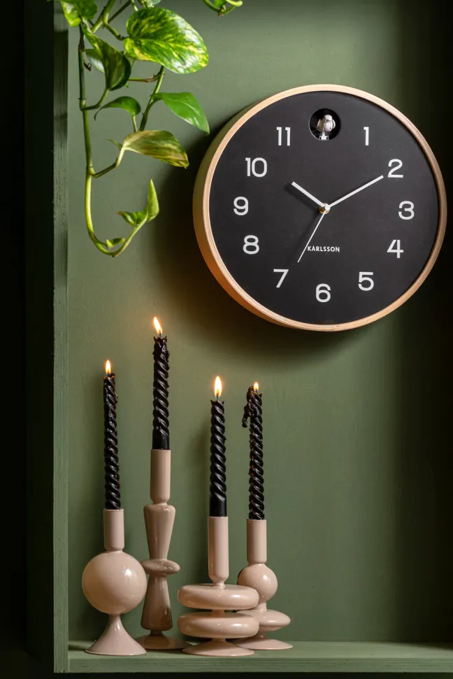 Karlsson Kuckucksuhr Natural Black