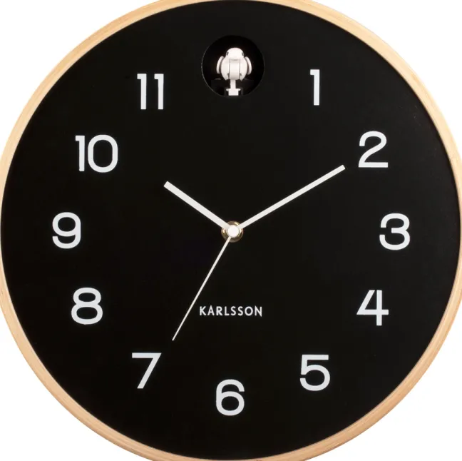 Karlsson Kuckucksuhr Natural Black